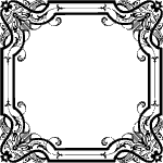 Vintage Frame Ornament 54 Element from Vintage Frames (Ornamental Squares) Set