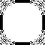 Vintage Frame Ornament 56 Element from Vintage Frames (Ornamental Squares) Set