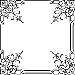 Vintage Frame Ornament 57 Element from Vintage Frames (Ornamental Squares) Set