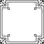 Vintage Frame Ornament 58 Element from Vintage Frames (Ornamental Squares) Set