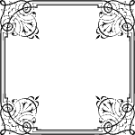 Vintage Frame Ornament 59 Element from Vintage Frames (Ornamental Squares) Set