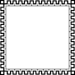 Vintage Geometric Frame 6 Element from Vintage Frame (Essential) Set