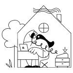 Work From Home illustration - Free transparent PNG, SVG. No Sign up needed.