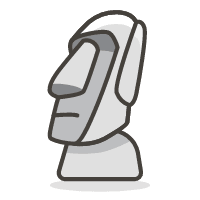 Moai Emoji Pin for Sale by tutorvein