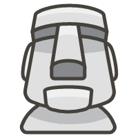 Moai emoji | Sticker