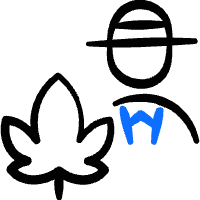 Drugs Distributer Dealer Cannabis Icon from Freehand Duotone Set | Free Download as SVG Vector and Transparent PNG | Streamline icons