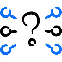 Help Question Network Icon from Freehand Duotone Set | Free Download as SVG Vector and Transparent PNG | Streamline icons