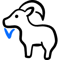 Livestock Goat Body Icon from Freehand Duotone Set | Free Download as SVG Vector and Transparent PNG | Streamline icons