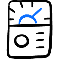 Equipment Pressure Measure Icon from Freehand Duotone Set | Free Download as SVG Vector and Transparent PNG | Streamline icons