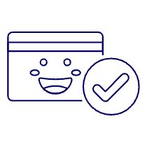 Credit Card Verified Illustration from UX Line Set