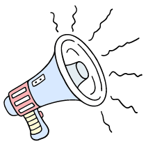 Activism Environment Megaphone Voice Being Heard Illustration from Bruxelles Set