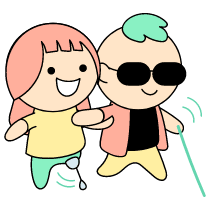Disabled Inclusive Minorities Illustration from Seoul Set