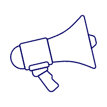 Megaphone 1 Illustration from UX Line Set