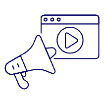 Megaphone Browser 1 Illustration from UX Line Set