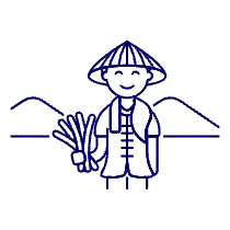 Asian Farmer 2 Illustration from UX Line Set