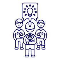 Human Ai Teamwork 1 Illustration from UX Line Set