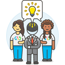 Human Ai Teamwork 4 Illustration from UX Colors Set