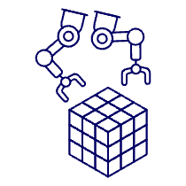Solver Robot 1 Illustration from UX Line Set