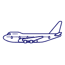 Airplane 5 Illustration from UX Line Set