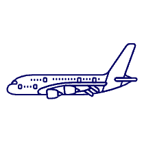 Airplane 3 Illustration from UX Line Set