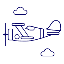 Propeller Plane 2 Illustration from UX Line Set