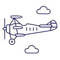 Propeller Plane 4 Illustration from UX Line Set