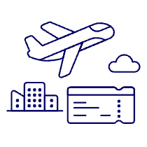 Takeoff Ticket Illustration from UX Line Set