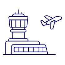 Takeoff Flight Illustration from UX Line Set