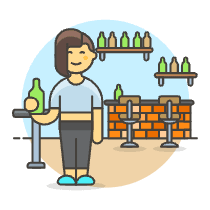Bar Client 1 6 Illustration from UX Colors Set