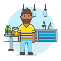 Bar Client 2 2 Illustration from UX Colors Set