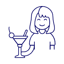 Bar Client 4 5 Illustration from UX Line Set