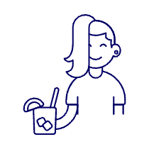 Bar Client 5 4 Illustration from UX Line Set