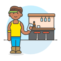Bar Client 7 4 Illustration from UX Colors Set