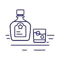 Whisky High Spirit Illustration from UX Line Set