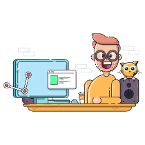 Desk 1 Illustration from LukaszAdam Set