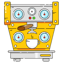 Espresso Machine Illustration from LukaszAdam Set