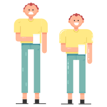 Flat Characters Illustration from LukaszAdam Set