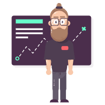 Guy With Glasses Illustration from LukaszAdam Set