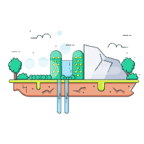 Island Illustration from LukaszAdam Set