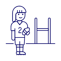American Football 4 Illustration from UX Line Set