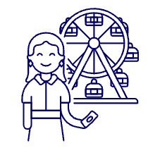 Amusement Parks 4 Illustration from UX Line Set