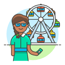 Amusement Parks 5 Illustration from UX Colors Set