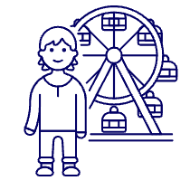 Amusement Parks 7 Illustration from UX Line Set