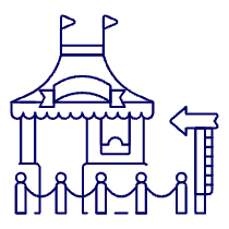 Amusement Ticket Illustration from UX Line Set