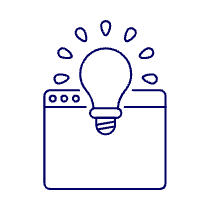 App Idea Illustration from UX Line Set