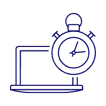 Laptop Runtime Illustration from UX Line Set