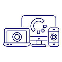 Responsive App Illustration from UX Line Set