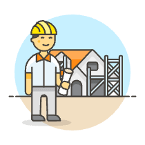 Construction House 2 Illustration from UX Colors Set