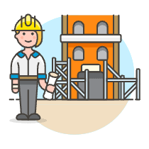 Construction House 4 Illustration from UX Colors Set