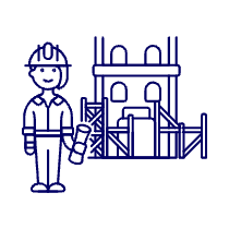 Construction House 4 Illustration from UX Line Set